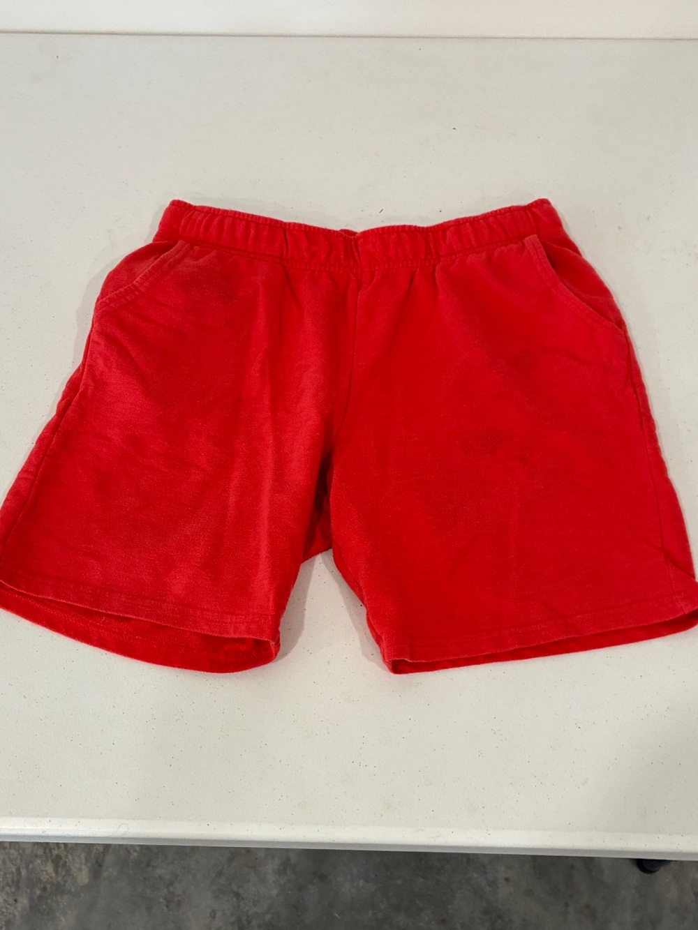 Cat & Jack Kids Red Knit Sweat Shorts Size XL (14)